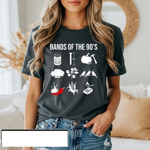 Tops - Bands Of The 90_s Shirt 90s Rock Bands T-Shirt